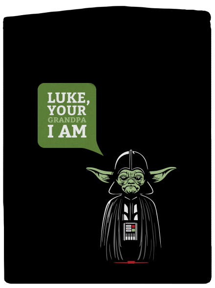 Mr. Yoda: Your grandpa I am dámska mikina na zips Black