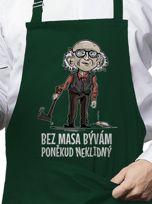 Neklidný bez masa zástera Bottle Green