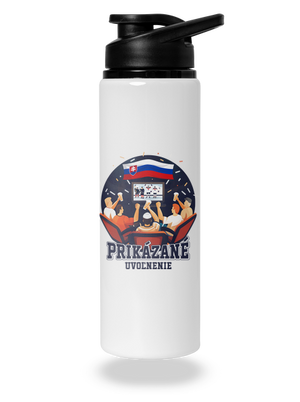 Prikázané uvoľnenie flaša na vodu White