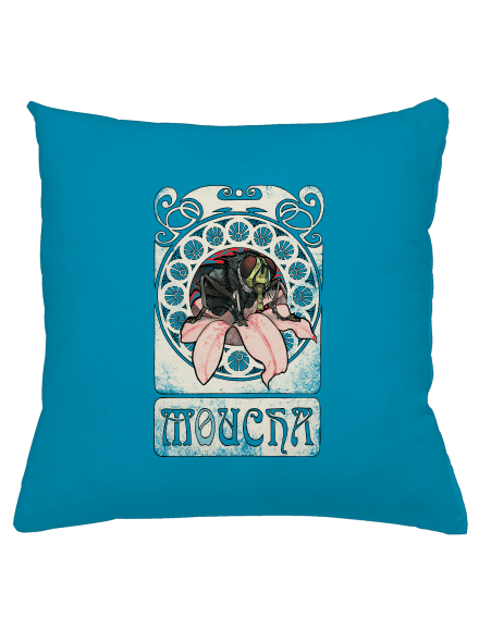 Mucha vankúš Blue Turquoise