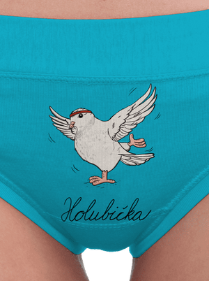 Holubička dámske nohavičky Turquoise