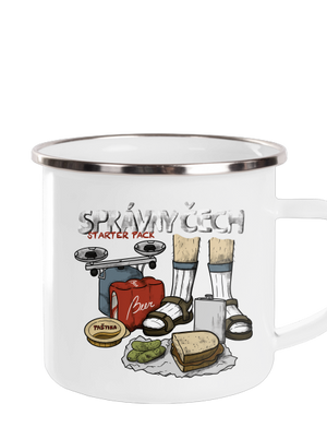 Správny Čech plecháčik White