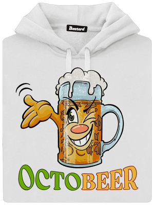 Octobeer dámska mikina klokanka White