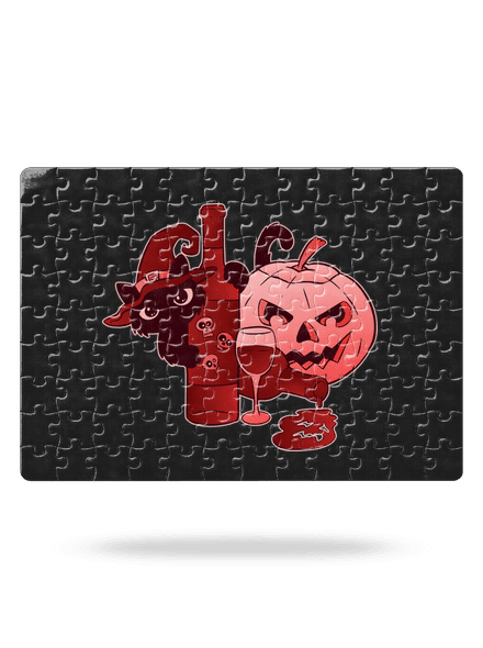Hello, víno puzzle White