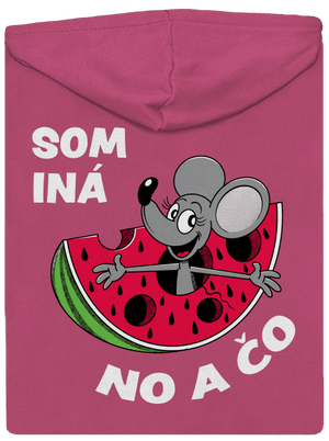 Som iná dámska mikina na zips Magenta