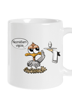 Neznášam vajcia klasický hrnček White