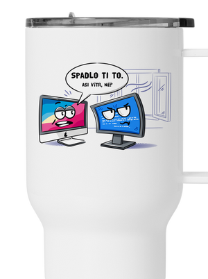 Mac vs. Windows termohrnček White