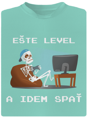 Ešte level pánske športové tričko Mint Mal