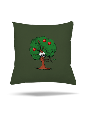 Jablko a jabloň vankúš Olive Green