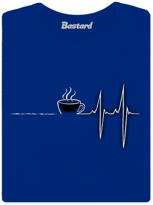 Coffee help dámske tričko Royal Blue Mal