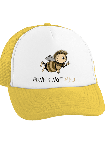 Punks Not Med šiltovka truckerka Sunflower cap
