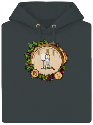 Vínny horoskop: Panna unisex mikina premium Charcoal