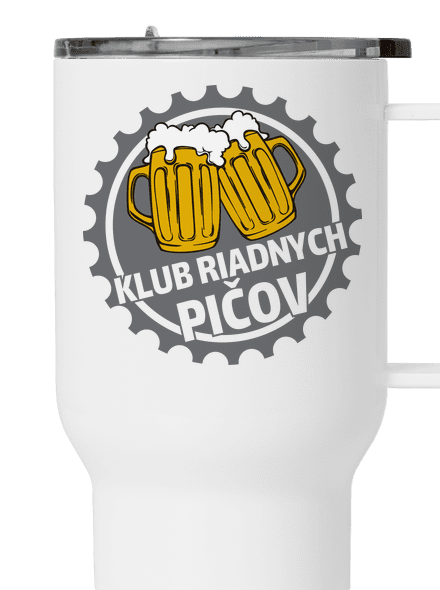 Klub riadnych pičov termohrnček White