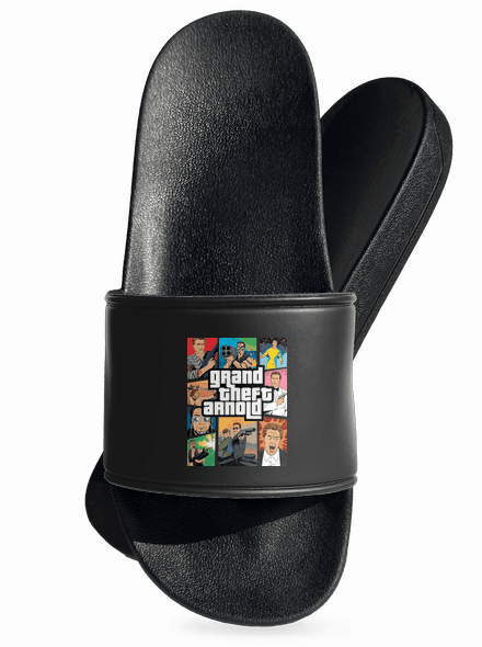 Grand Theft Arnold šľapky Black