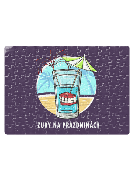 Zuby na prázdninách puzzle White