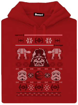 Vader na svetri dámska mikina klokanka Red Mal