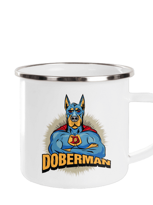 Doberman plecháčik White