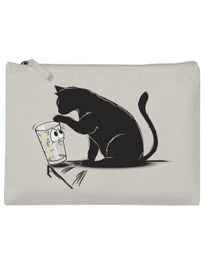 Mačka a pohár taštička Stracciatella