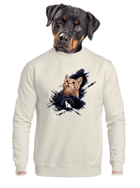 unisex mikina bez kapucne