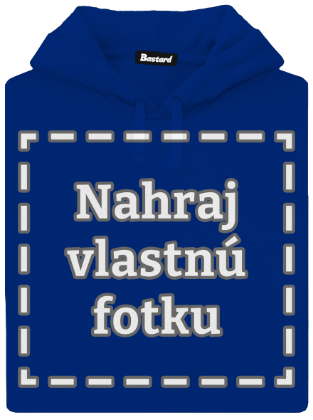 Vlastná potlač dámska mikina klokanka Royal Blue Mal