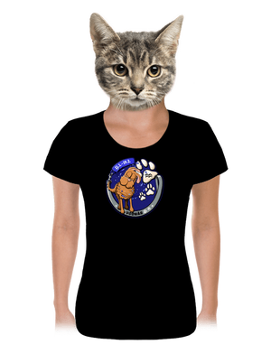 Psí horoskop: Vodnár dámske tričko Black