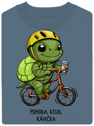 Pohoda, kľud unisex mikina bez kapucne Nordic Blue