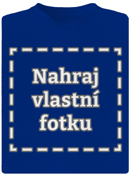 Vlastná potlač pánske športové tričko Royal Blue Mal