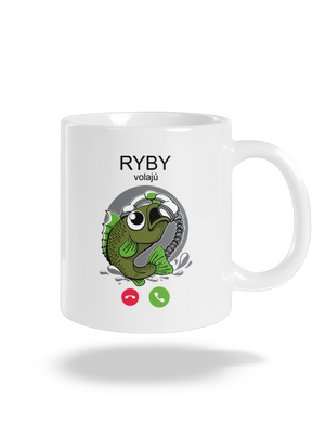 Ryby volají klasický hrnček White