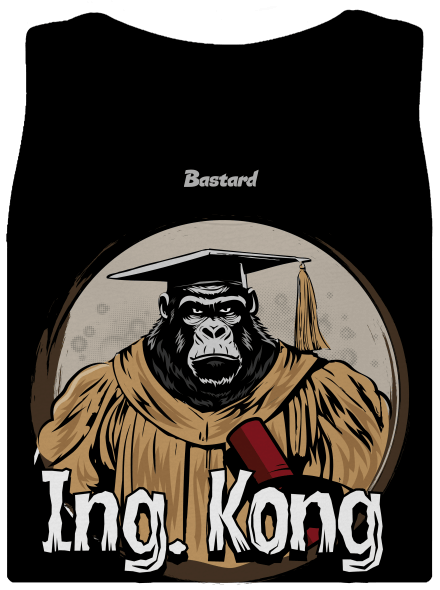 Ing. Kong dámske tielko klasické Black
