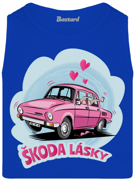 Škoda lásky pánske tielko Royal Blue