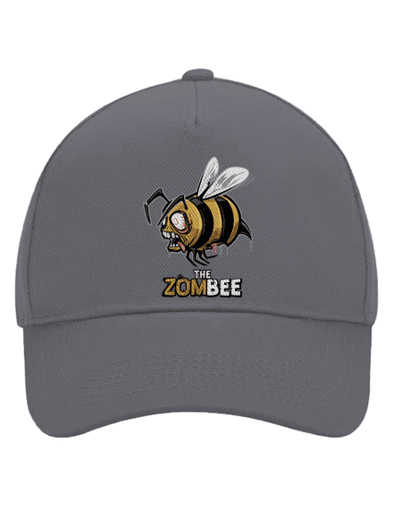 ZomBee - žltá šiltovka baseballka Graphite grey