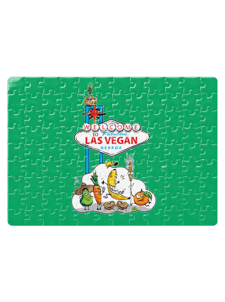 Las Vegan puzzle White