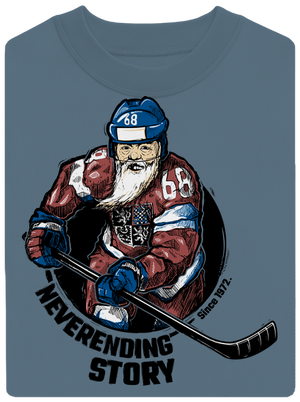 Jarda Forever unisex mikina bez kapucne Nordic Blue