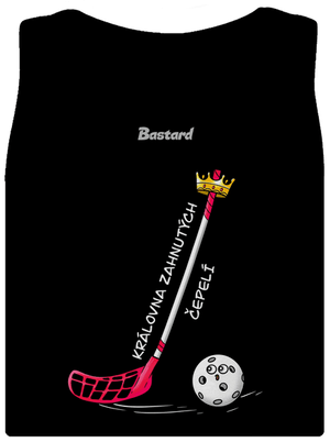 Kráľ zahnutých čepelí - florbal dámske tielko klasické Black