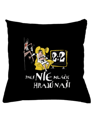 Hrajú naši vankúš Black