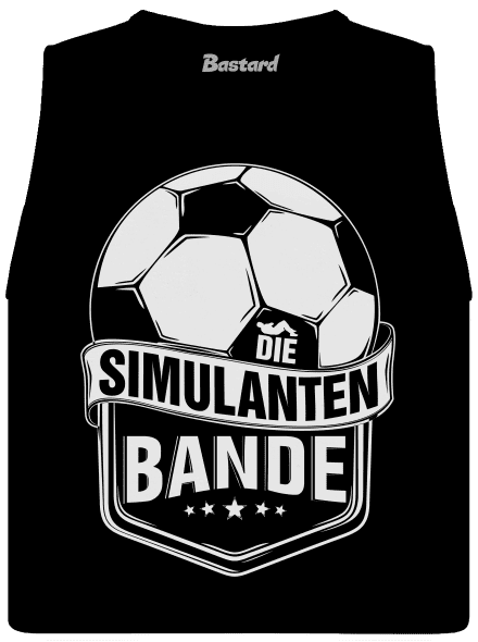 Simulanten bande dámske tielko voľné Black