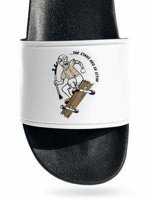 Starý, ako sa cítim šľapky White