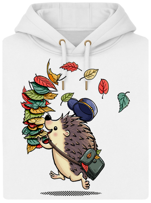 Listár unisex mikina premium Snowwhite