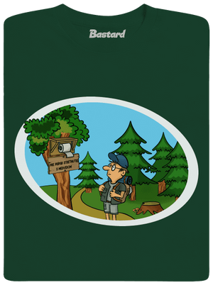 Stretnutie s medveďom detské tričko Bottle Green