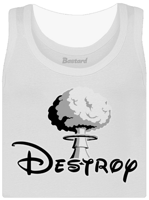 Destroy dámske tielko klasické White