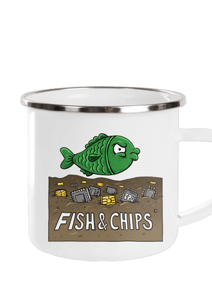 Fish and IT chips plecháčik White