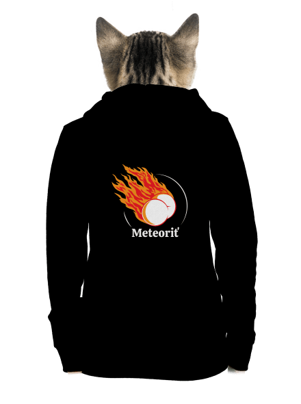 Meteoriť dámska mikina na zips Black