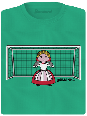 Gólmanka dámske športové tričko Mint Mal