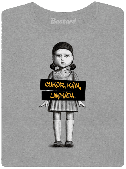 Cukor, káva, limonáda dámske tričko Dark Gray Melange
