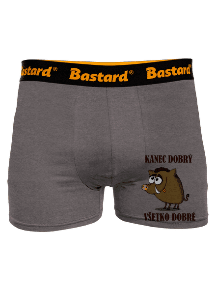Kanec dobrý boxerky Gray Melange