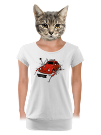 dámske tričko s lemom