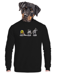 unisex mikina bez kapucne