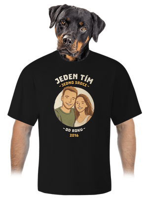 unisex tričko oversized