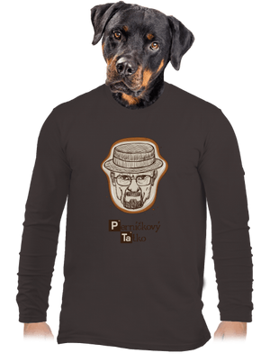Perníčkový tatko a Perníček pánske dlhý rukáv Bear Brown
