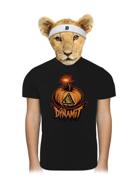 Dýňamit detské športové tričko Black